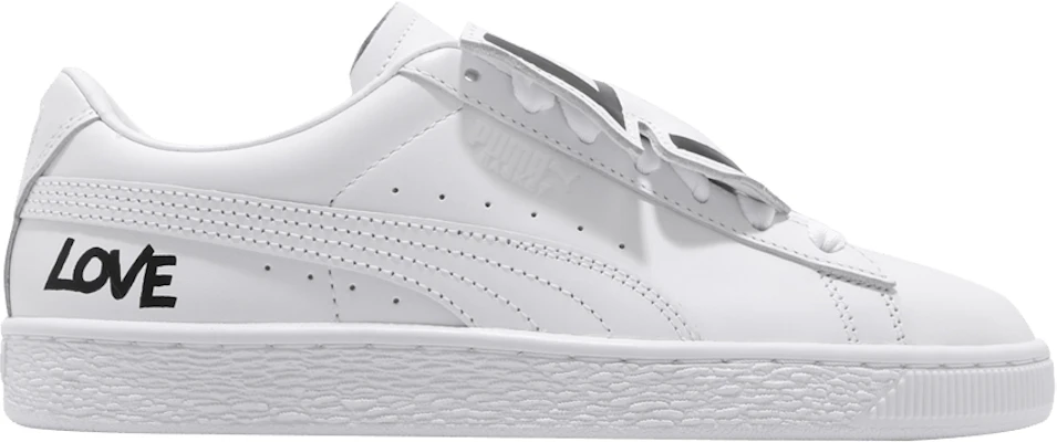 Puma basket womens white on sale