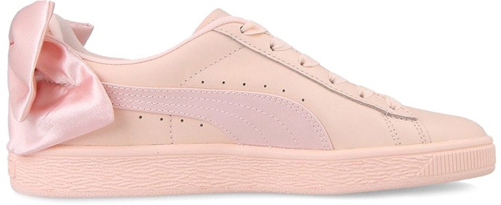PUMA Basket Bow Pearl 蝴蝶結尾 純色復古 低幫 板鞋 男女同款 粉色 Order PUMA Basket Bow Pearl 蝴蝶結尾 純色復古 低幫 板鞋 男女同款 粉色