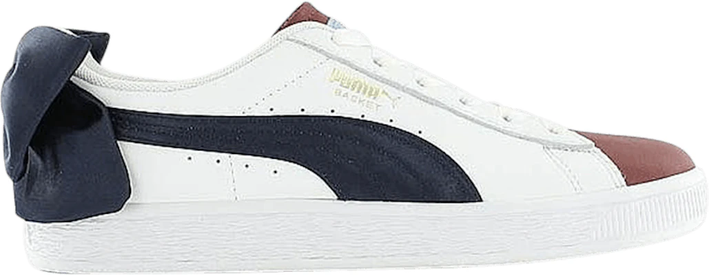 Puma basket top bow white