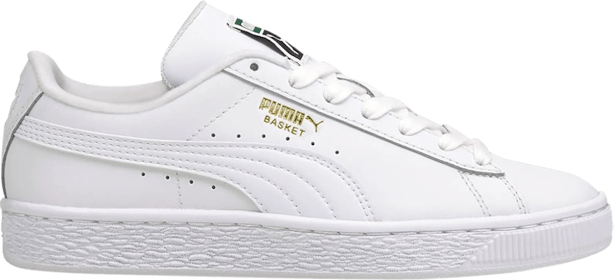 Grade School Puma Basket Classic 21 Jr Triple White 380569 01