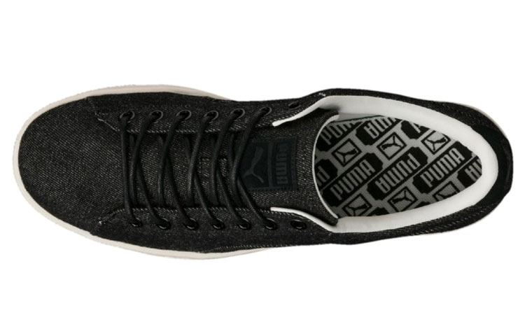 Puma Basket Classic Denim Leisure Shoes Black 圖 4