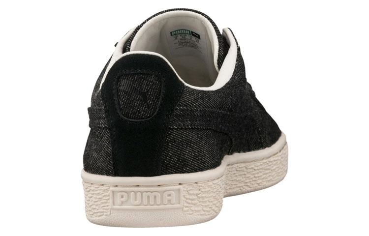 Puma Basket Classic Denim Leisure Shoes Black 圖 5