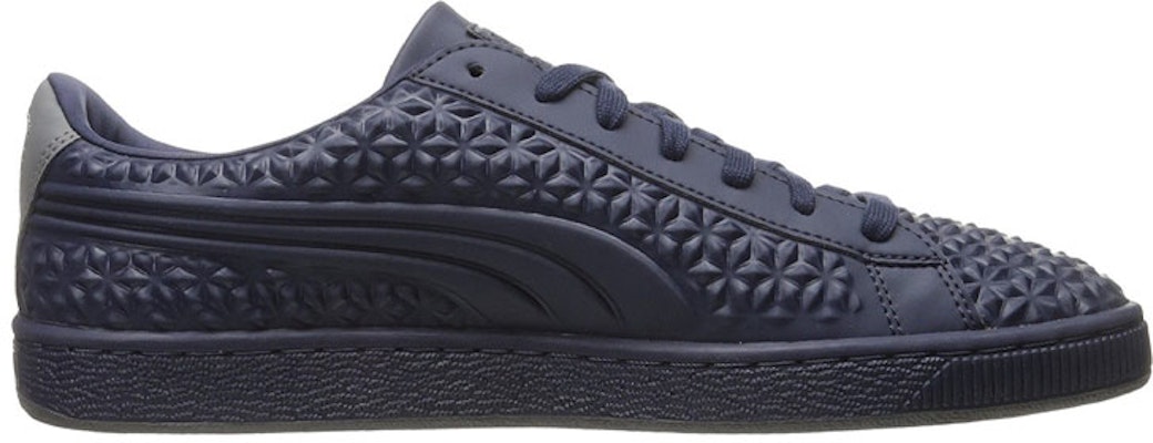Puma Basket Classic 'Dia Emboss Navy Biru Tua' 362841-03 Order Puma Basket Classic 'Dia Emboss Navy Biru Tua' 362841-03