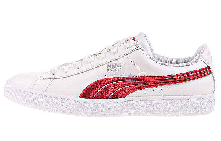 Buy 푸마 바스켓 클래식 배지 (흰/빨강) 362550-05