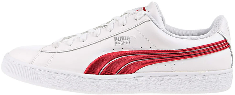 푸마 바스켓 클래식 배지 (흰/빨강) 362550-05 Buy 푸마 바스켓 클래식 배지 (흰/빨강) 362550-05