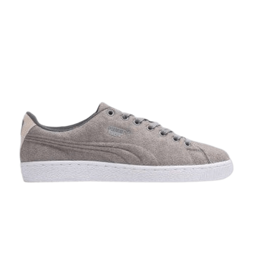 Puma Basket Classic Embossed Wool 'Drizzle' 361350-01