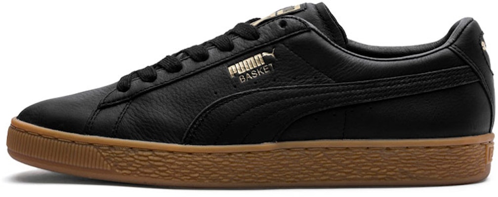 Puma Basket Classic Gum Deluxe Sneakers Hitam/Coklat 366612-01 Buy Puma Basket Classic Gum Deluxe Sneakers Hitam/Coklat 366612-01