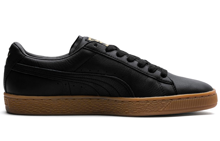 Puma Basket Classic Gum Deluxe Sneakers Black/Brown 圖 2