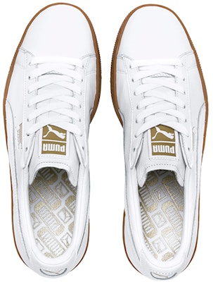 Puma Basket Classic Gum Deluxe 'Putih Emas' 366612-02 Lookbook Puma Basket Classic Gum Deluxe 'Putih Emas' 366612-02