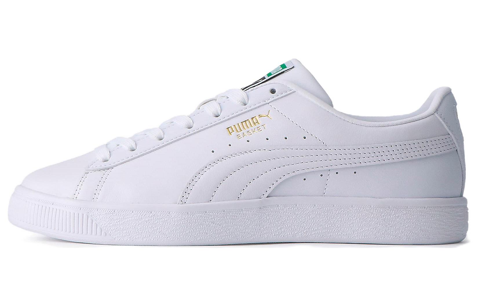 Puma Basket Classic Low 'White Green' 381193-01