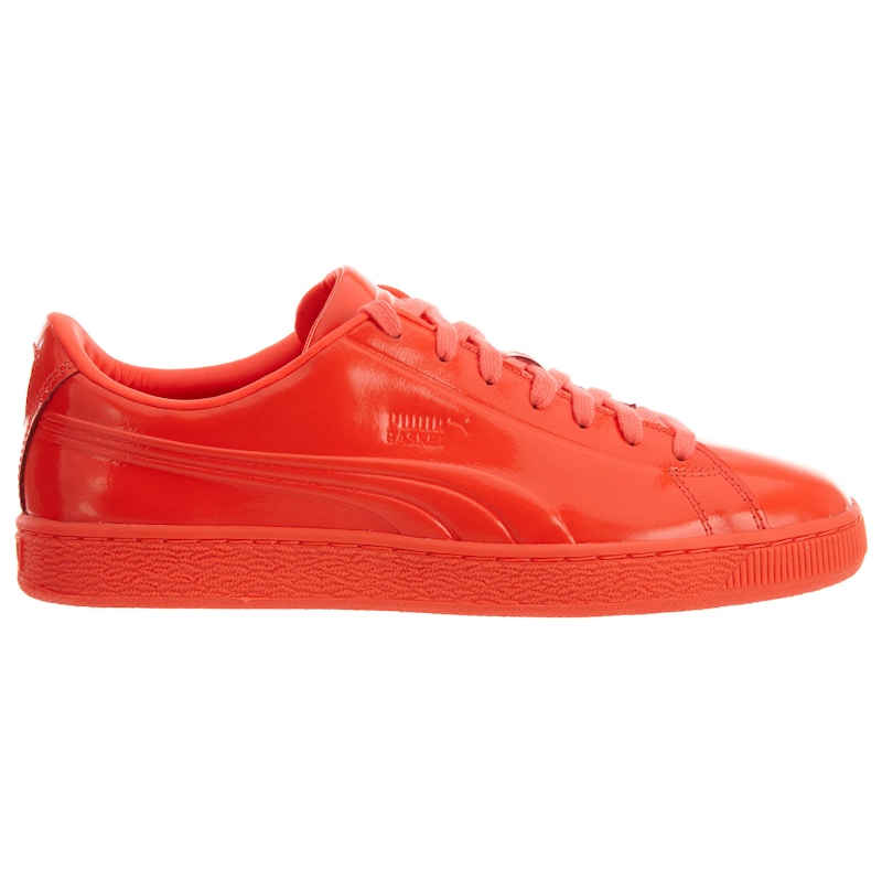 Puma Basket Classic Patent Emboss 'Red Blast' 362035-01