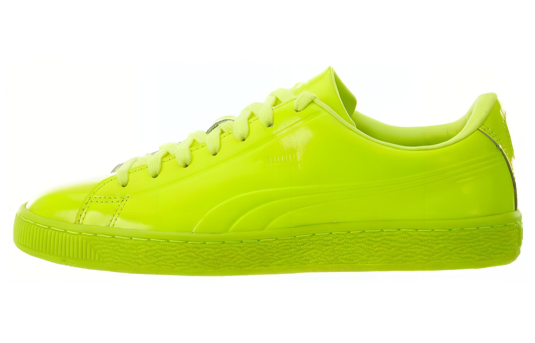 Puma Basket Classic Patent Emboss 'Safety Yellow' 362035-02