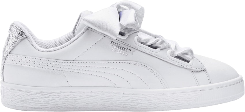Puma heart sales basket white