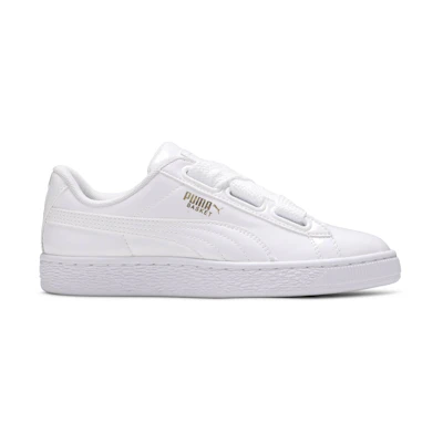 (W) Puma Basket Heart Patent 'White'