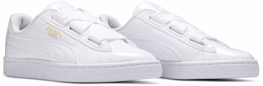 (W) Puma Basket Heart Patent 'Putih' 363073-02 Cheap (W) Puma Basket Heart Patent 'Putih' 363073-02