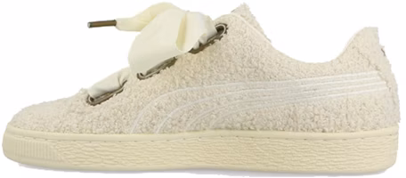 (Women) Puma Basket Heart Teddy 'Cream y' 367030-01 (Women) Puma Basket Heart Teddy 'Cream y' 367030-01
