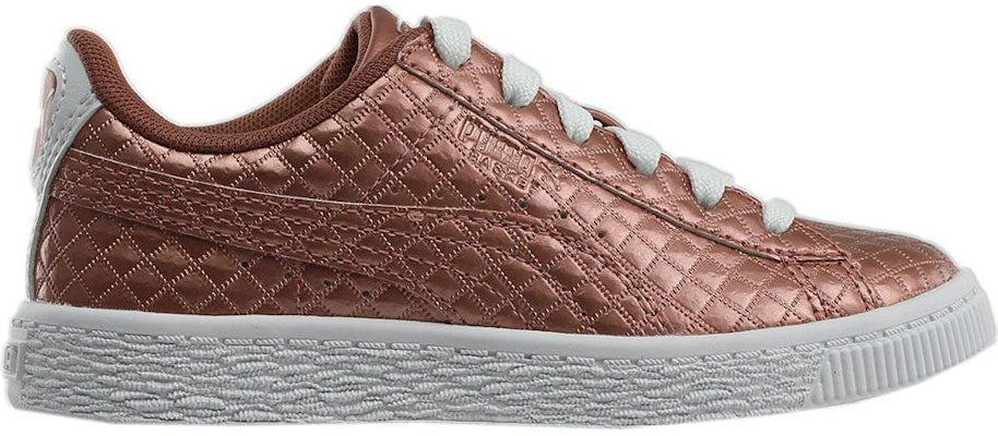 Puma Basket Metallic Emboss Low Top 'Pink Basics' 365806-01 Order Puma Basket Metallic Emboss Low Top 'Pink Basics' 365806-01