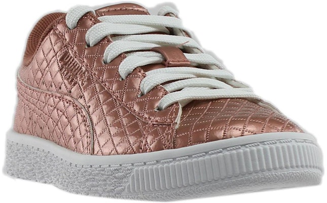 Puma Basket Metallic Emboss Low Top 'Pink Basics' 365806-01 Lookbook Puma Basket Metallic Emboss Low Top 'Pink Basics' 365806-01