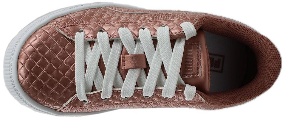 Puma Basket Metalik Emboss Low Top 'Pink Basics' Sneakers 365806-01 Shop Puma Basket Metalik Emboss Low Top 'Pink Basics' Sneakers 365806-01