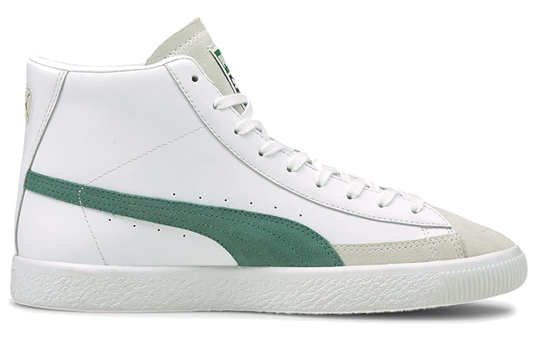 Order Sepatu Puma Basket Mid Vintage Putih/Hijau/Abu-abu 381245-02