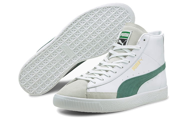 Purchase Sepatu Puma Basket Mid Vintage Putih/Hijau/Abu-abu 381245-02