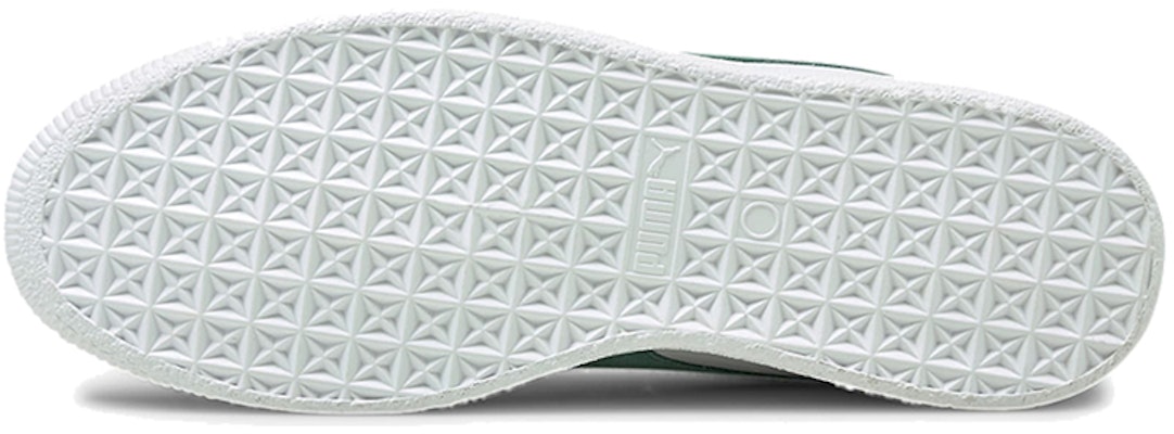 Sepatu Puma Basket Mid Vintage Putih/Hijau/Abu-abu 381245-02 Details for Sepatu Puma Basket Mid Vintage Putih/Hijau/Abu-abu 381245-02