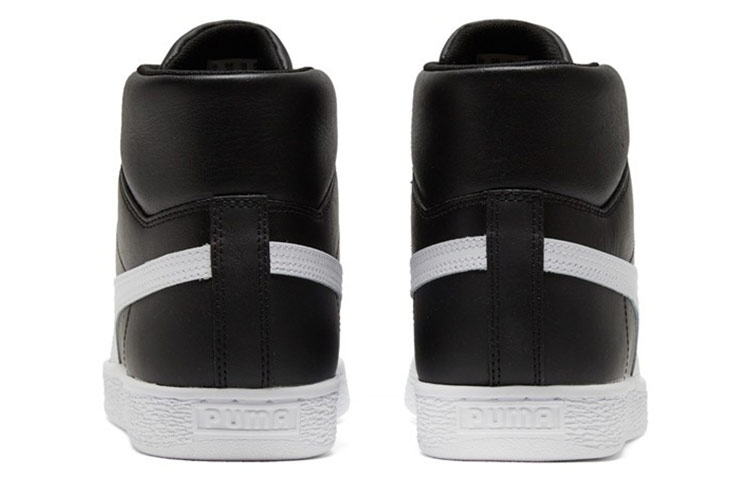 Puma Basket Mid Xxi Board Shoes Black/White 圖 4