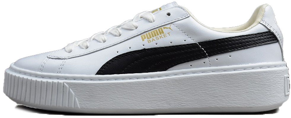 Puma Basket Platform Low Black White 364040 05 364040 05