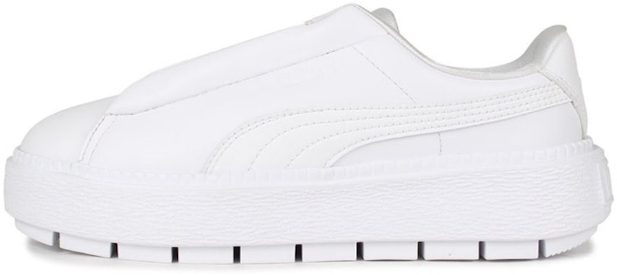 Puma Basket Platform Tracing Light Sneakers White 382871-02 Buy Puma Basket Platform Tracing Light Sneakers White 382871-02