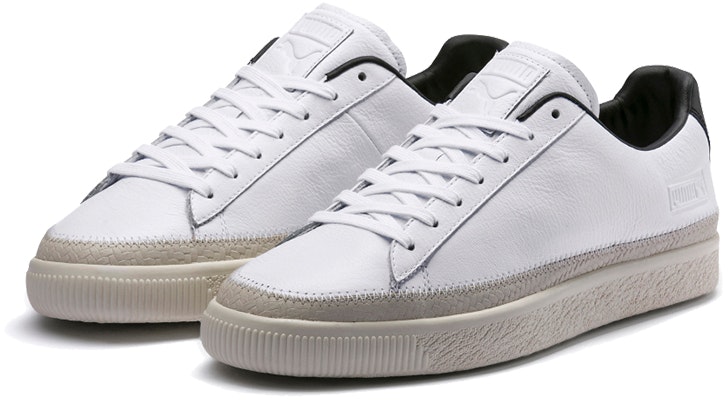 Puma Basket Trim Sepatu Kasual Hitam/Putih untuk Skateboard 369641-01 Lookbook Puma Basket Trim Sepatu Kasual Hitam/Putih untuk Skateboard 369641-01