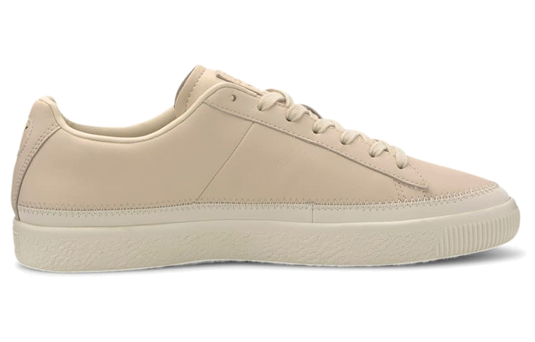 Lookbook PUMA Basket Trim Prm 休閒 輕便 低帮 板鞋 男女同款 卡其色