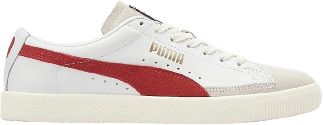 Puma basket white best sale red
