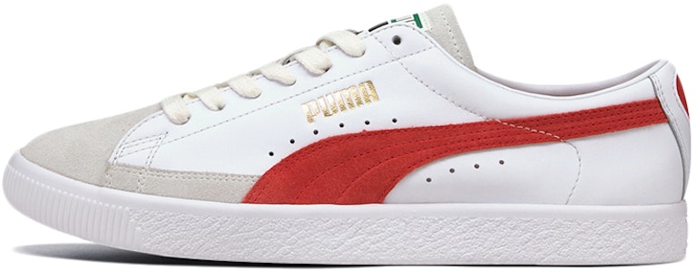 푸마 바스켓 빈티지 캐주얼 슈즈 화이트/레드/그레이 374922-02 Buy 푸마 바스켓 빈티지 캐주얼 슈즈 화이트/레드/그레이 374922-02