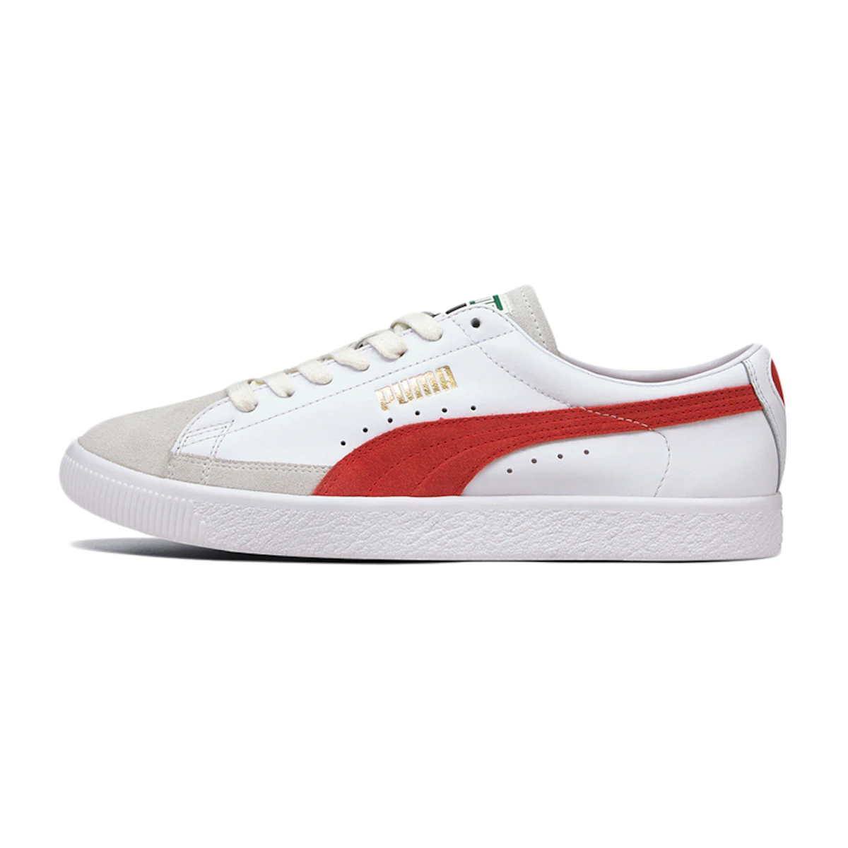 Puma Basket Vtg Casual Shoes White/Red/Grey 374922-02