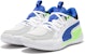 Kasut Bola Keranjang Puma Court Rider Chaos 'Future Blue-Green Glare' 377767-05