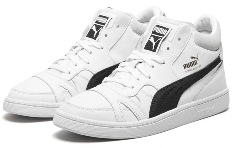 Shop Puma Becker Mid 'White/Red' 363880-10