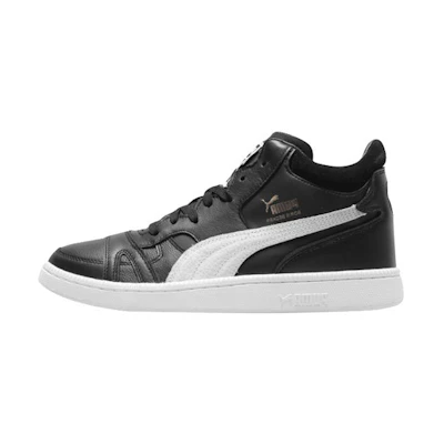 Puma Becker Mid Retro Mid Tops Casual Skateboarding Shoes Black White