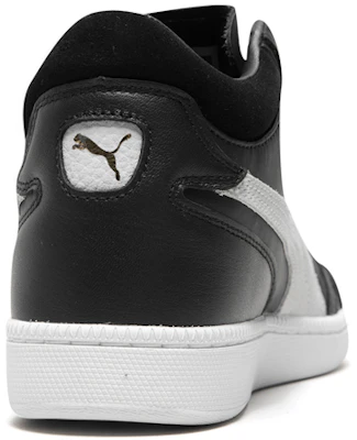 Puma Becker Mid Retro Hoge Skateboardschoenen Zwart Wit 363880-09 Shop Puma Becker Mid Retro Hoge Skateboardschoenen Zwart Wit 363880-09
