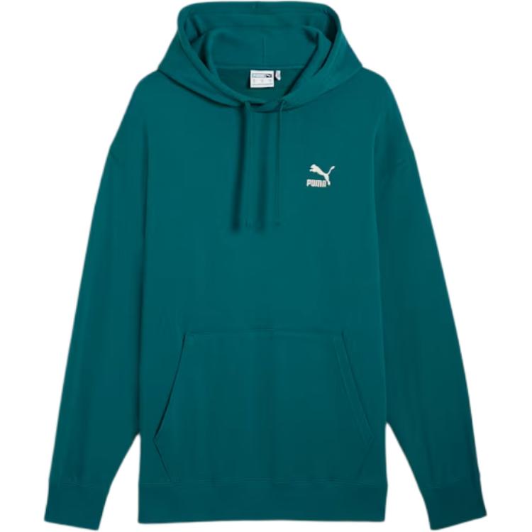 Puma Better Classics Logo Hoodie Unisex Pullover - Cool Green 624241-75