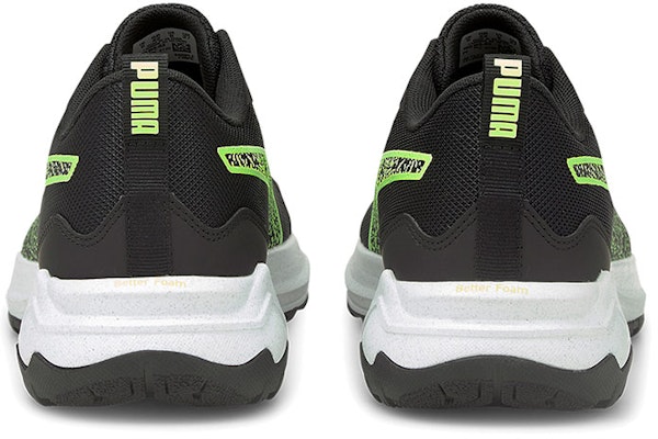 彪馬 Better Foam Xterra 減震防滑低幫跑步鞋 黑綠 Shop 彪馬 Better Foam Xterra 減震防滑低幫跑步鞋 黑綠