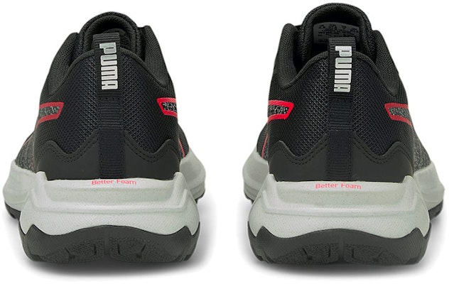 Puma Better Foam Xterra 減震防滑低幫跑步鞋 黑紅 Shop Puma Better Foam Xterra 減震防滑低幫跑步鞋 黑紅
