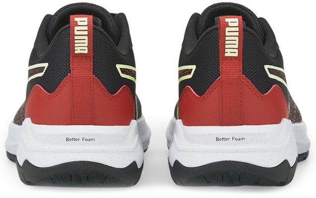 Puma Better Foam Xterra 低筒跑步鞋 男女共用款 黑紅色 Shop Puma Better Foam Xterra 低筒跑步鞋 男女共用款 黑紅色