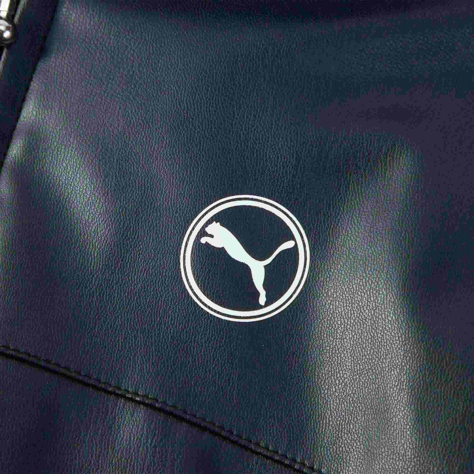 Lookbook プーマ ビヨンド ザ スピード PUジャケット レトロ ロゴ ジップアップ ユニセックス ブラック 631079-01