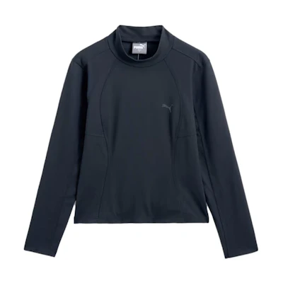Puma Bias Cut Long Sleeve Tee Casual Sweatshirt Black 940058-01