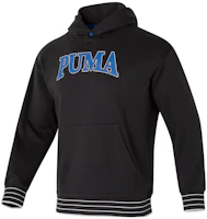 Puma Big Letter Print Retro Colorblock Hoodie Black Unisex 682921-01 Puma Big Letter Print Retro Colorblock Hoodie Black Unisex 682921-01