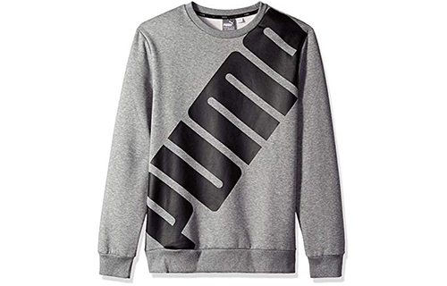 Puma Big Logo Crewneck Sweatshirt Gray 855069-03