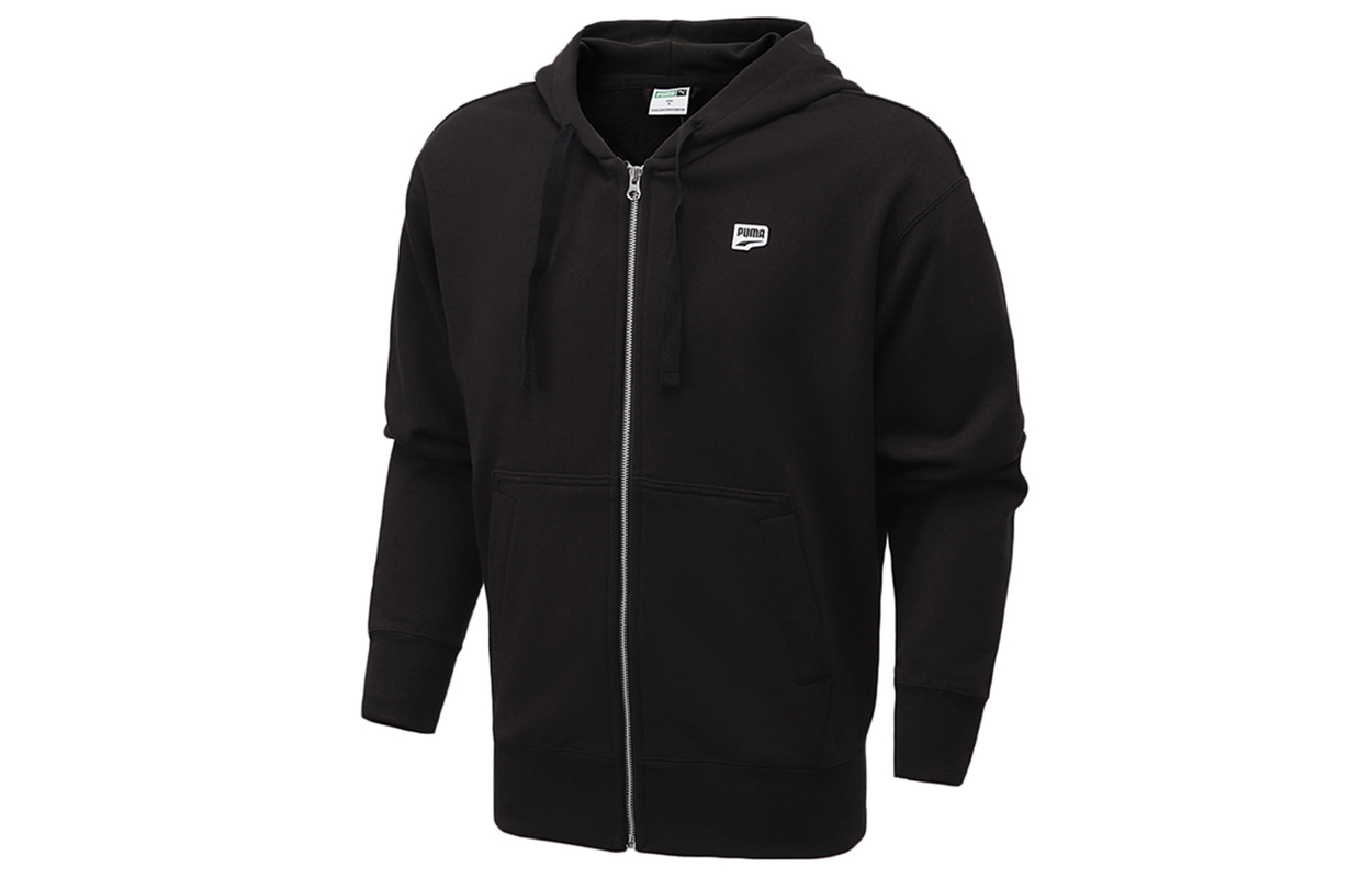 Puma Black Casual Knit Hooded Jacket 531427-01