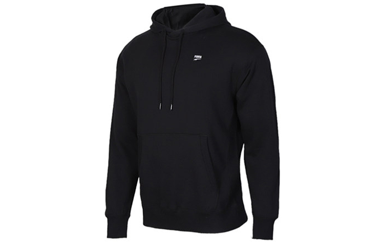 Puma Black Casual Knit Pullover Hoodie 596002-01