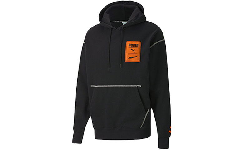 Puma Black Casual Printed Hoodie 597886-01