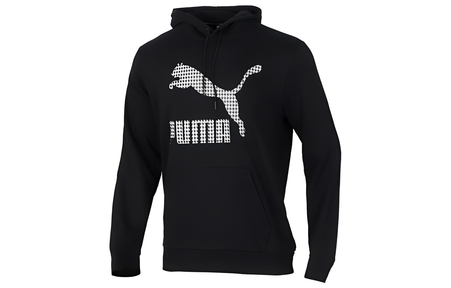 Puma Black Casual Pullover Hoodie 597072-01